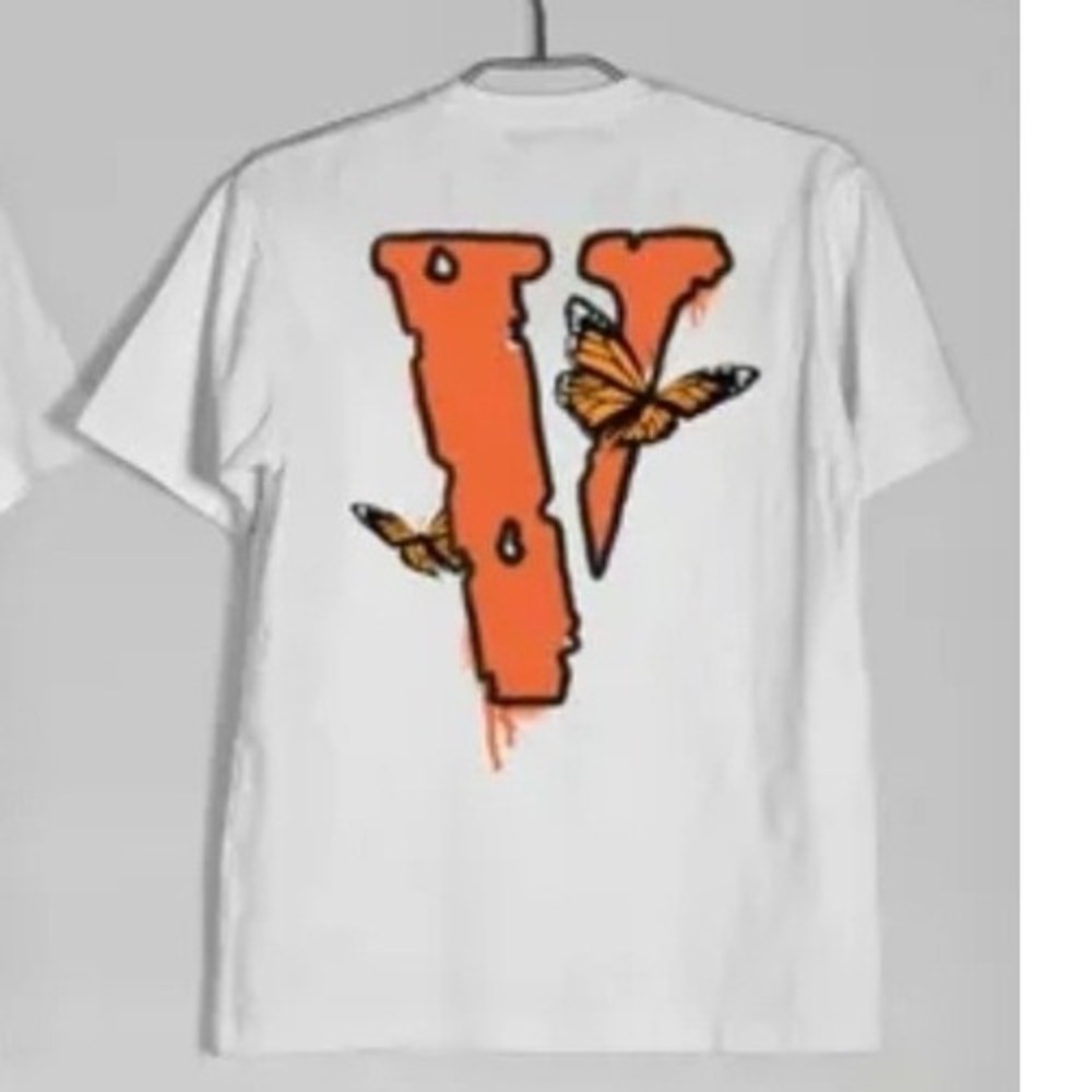 VLONE Legends Never Die Butterfly V Tee - Men's - White - Small - NWT